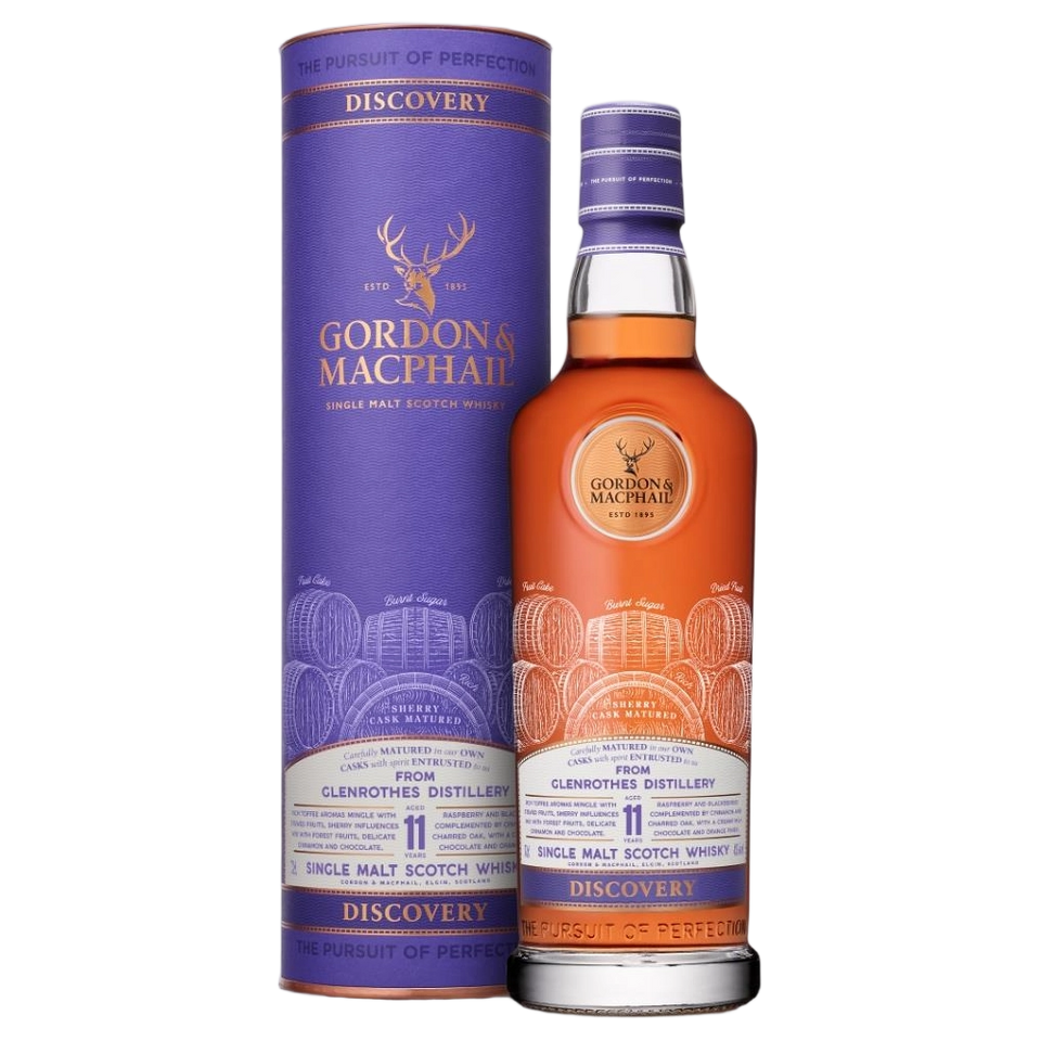 A bottle of G&M Discovery Sherry Glenrothes 11YO 43% 700ml