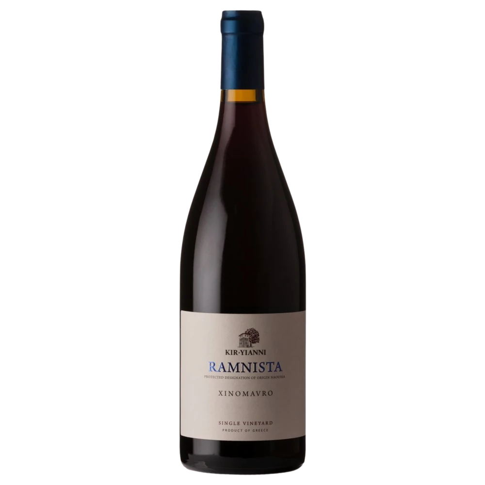 A bottle of Kir Yianni Ramnista Naoussa PDO 2021 750ml Red Wine