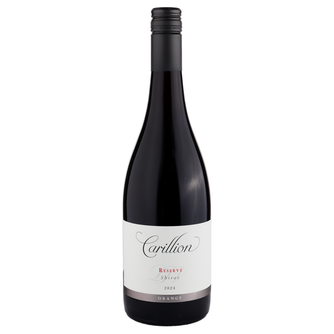 A bottle of Carillion Reserve Orange Shiraz 2024 750ml Red Wine