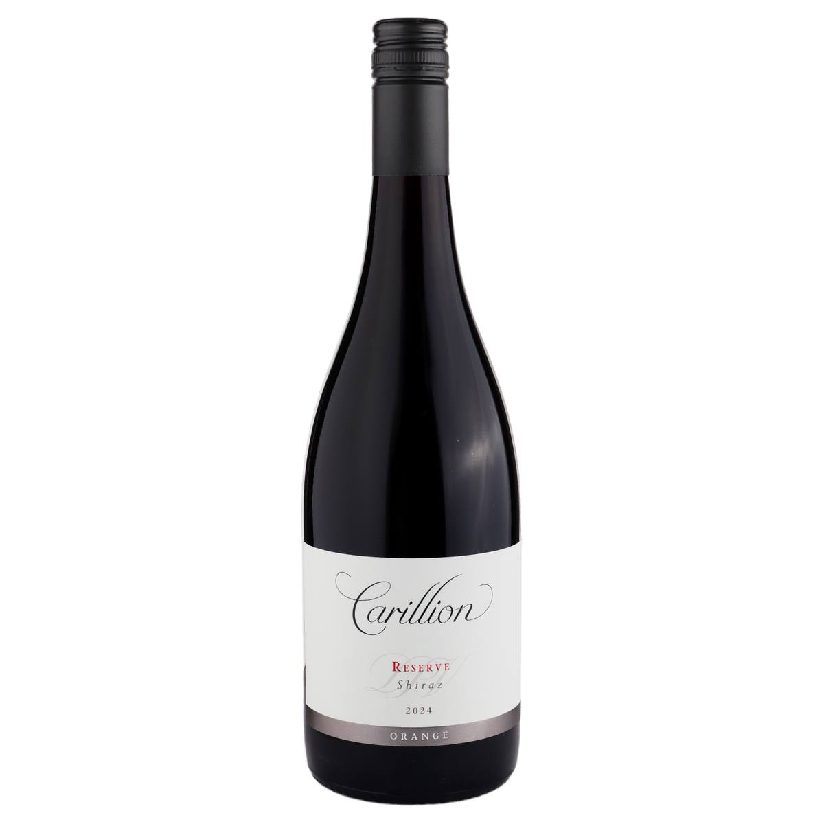 A bottle of Carillion Reserve Orange Shiraz 2024 750ml Red Wine
