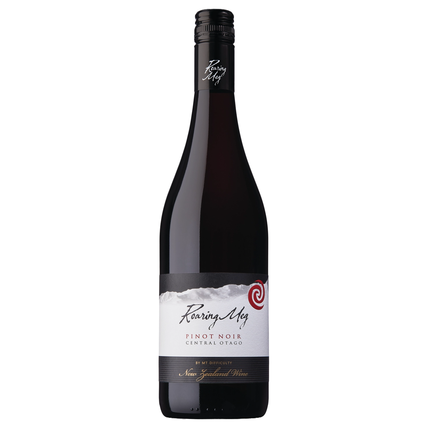 A bottle of Mt Difficulty Roaring Meg Pinot Noir 2024 750ml Red Wine