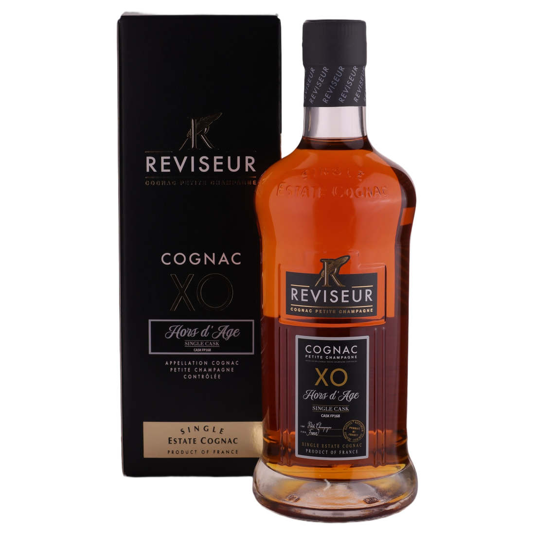 A bottle of Reviseur Estate XO Hors d'Age Single Cask Cognac 'TWC Cask' 700ml