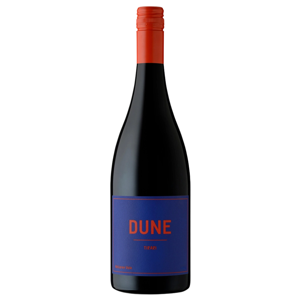 A bottle of Dune Tirari Negroamaro Touriga Mataro 2025 750ml Red Wine