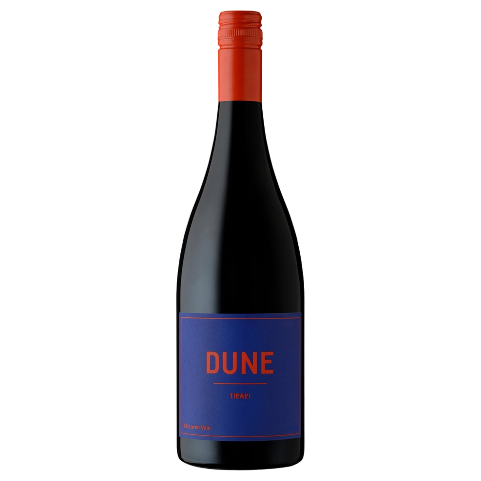 A bottle of Dune Tirari Negroamaro Touriga Mataro 2025 750ml Red Wine