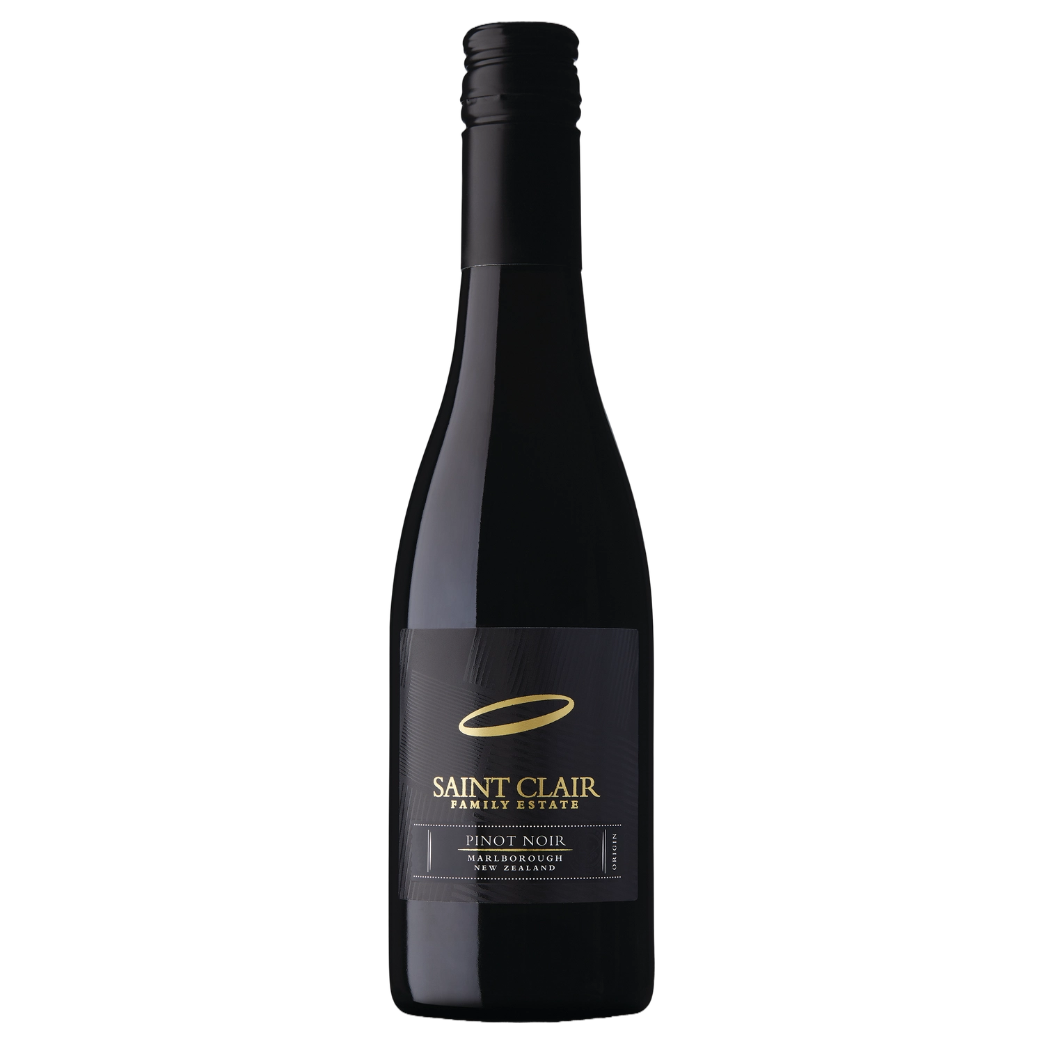 A bottle of Saint Clair Origin Pinot Noir Australia 2024 375ml Red Wine