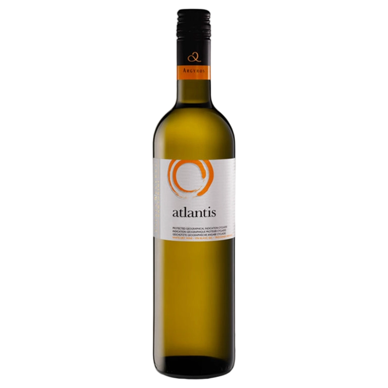 A bottle of Argyros Atlantis White 2025 750ml White Wine