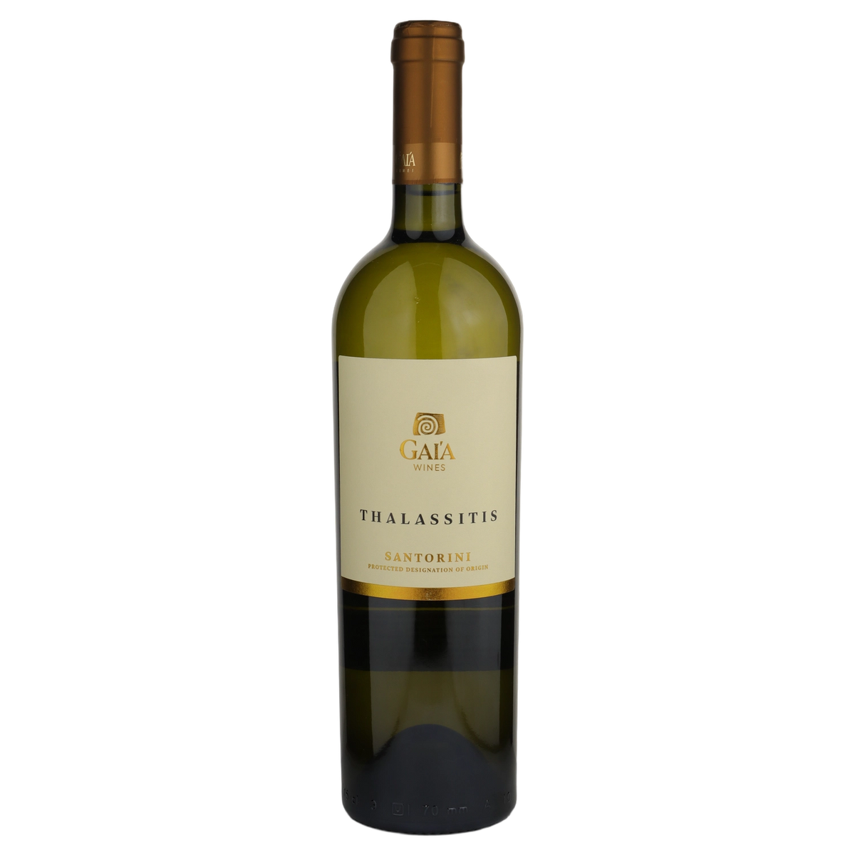 A bottle of Gaia Thalassitis Assyrtiko 2025 750ml White Wine
