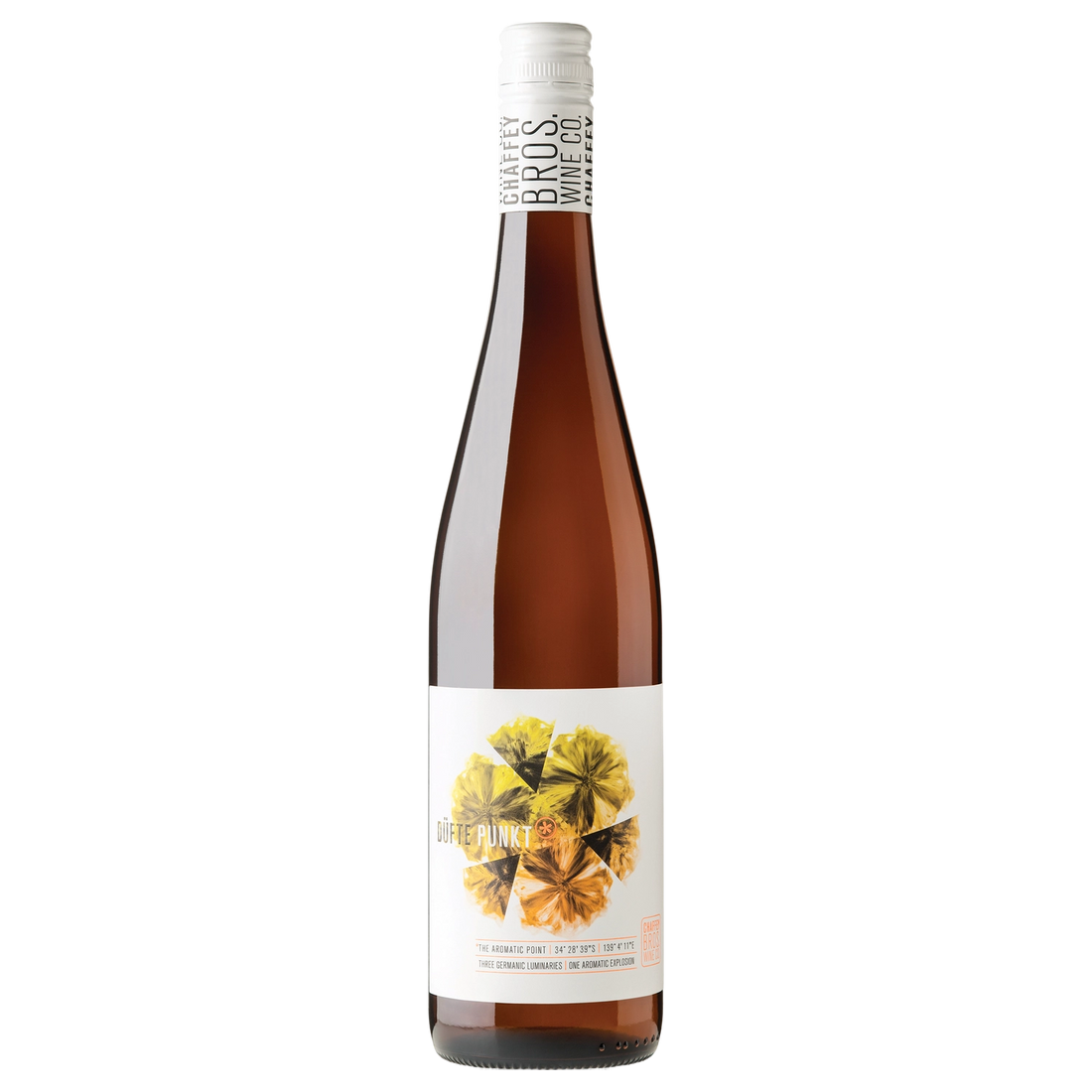 A bottle of Chaffey Bros Düfte Punkt White 2025 750ml White Wine