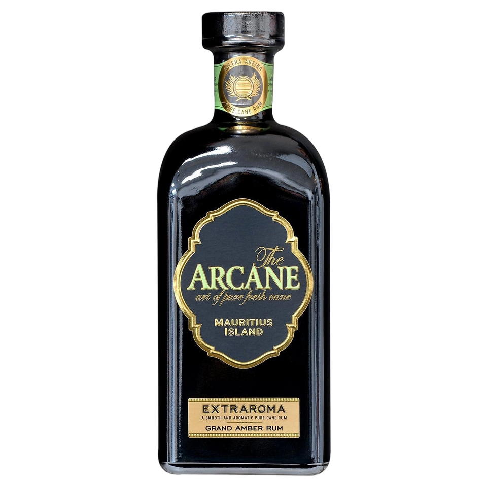 A bottle of Arcane Amber Rum 'Extraroma' Solera 40% 700ml