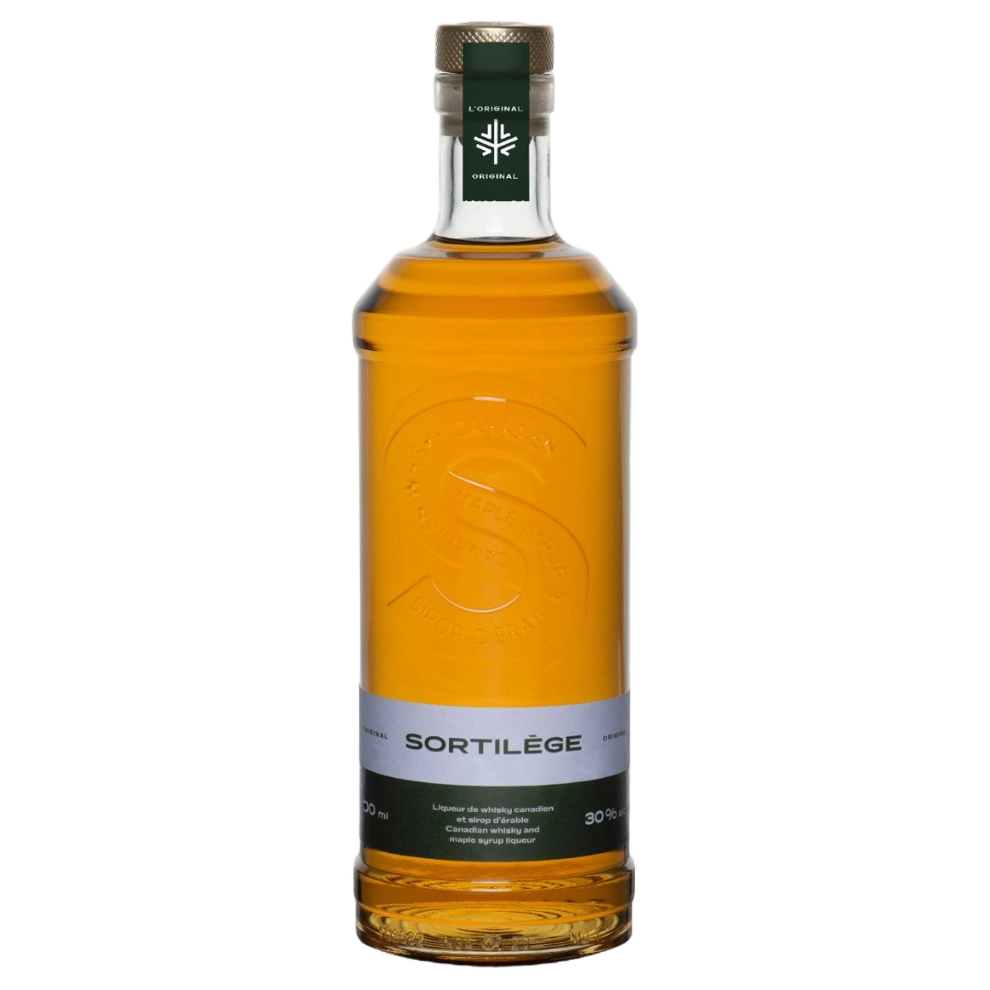 A bottle of Sortilege Canadian Whisky and Maple Syrup 30% 700ml