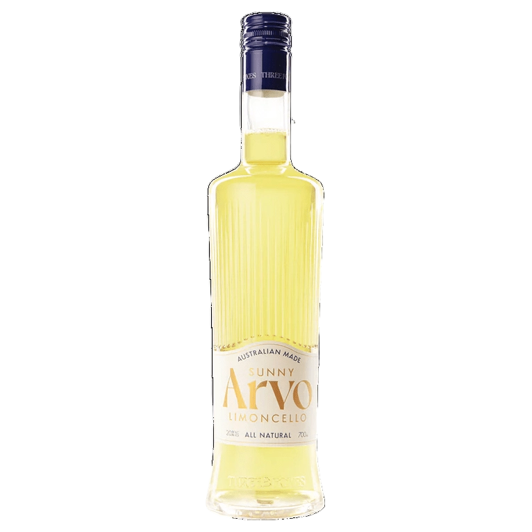A bottle of Three Foxes Sunny Arvo Limoncello 20% 700ml