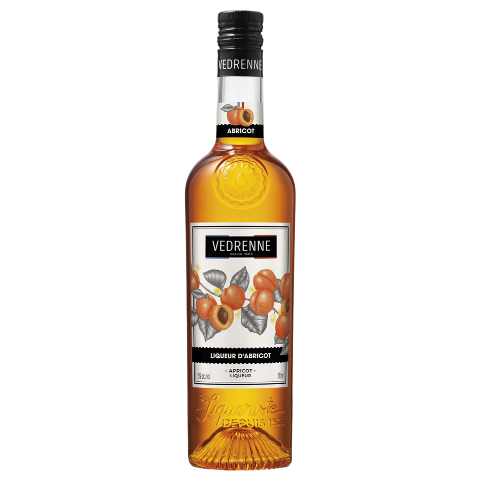 A bottle of Vedrenne Liqueur d'Apricot (Apricot) 15% 700ml
