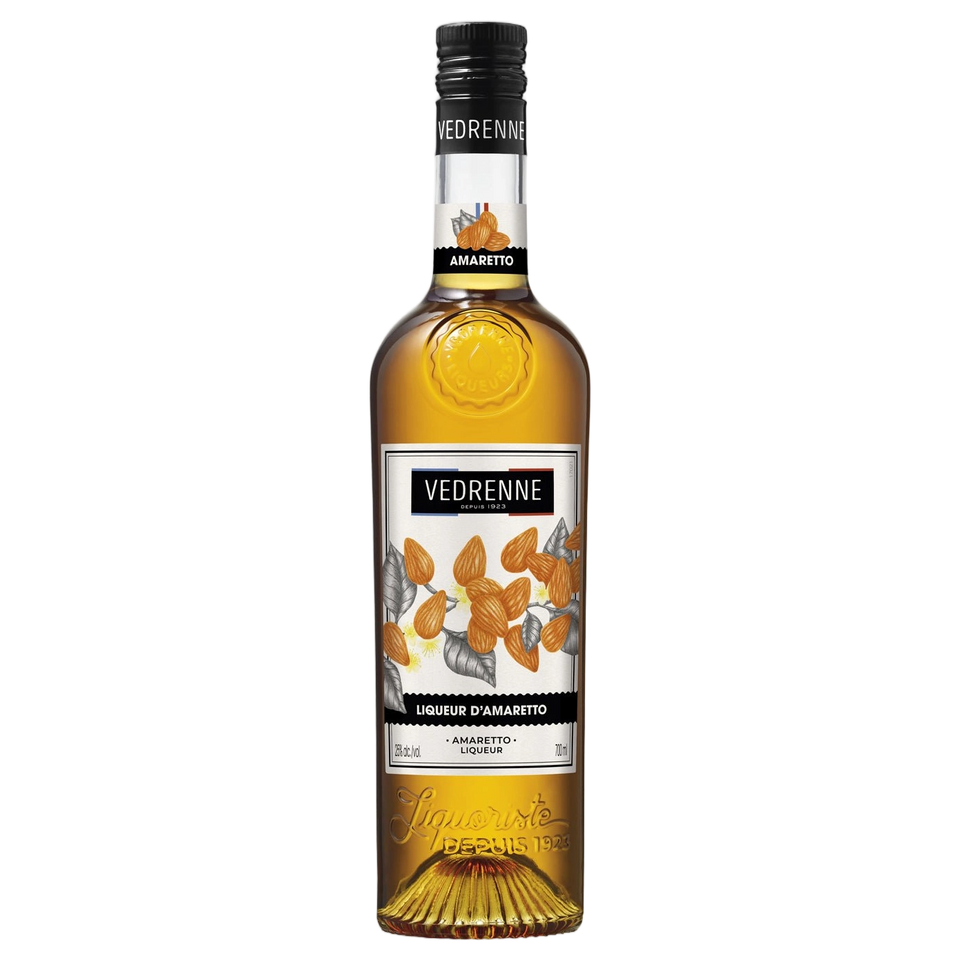 A bottle of Vedrenne Liqueur Amaretto (Almond) 25% 700ml