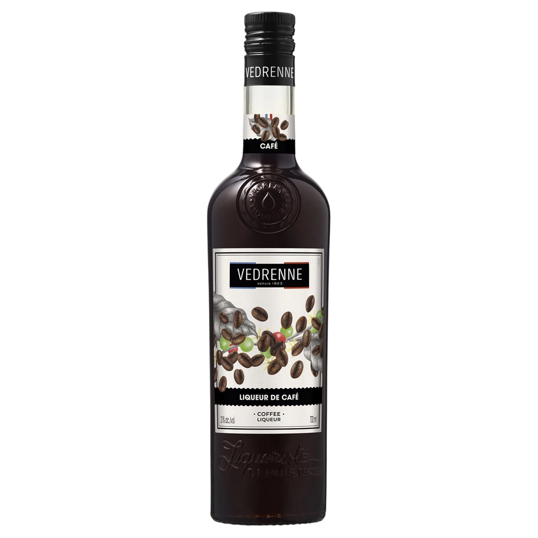 A bottle of Vedrenne Liqueur de Caffe (Coffee) 21% 700ml