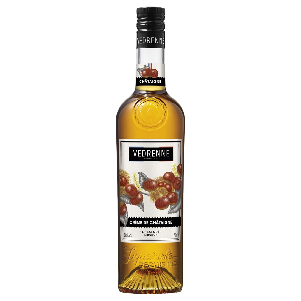 A bottle of Vedrenne Liqueur Creme de Chataigne (Chestnut) 18% 700ml