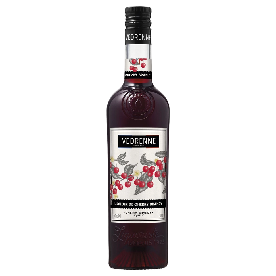 A bottle of Vedrenne Cherry Brandy 25% 700ml
