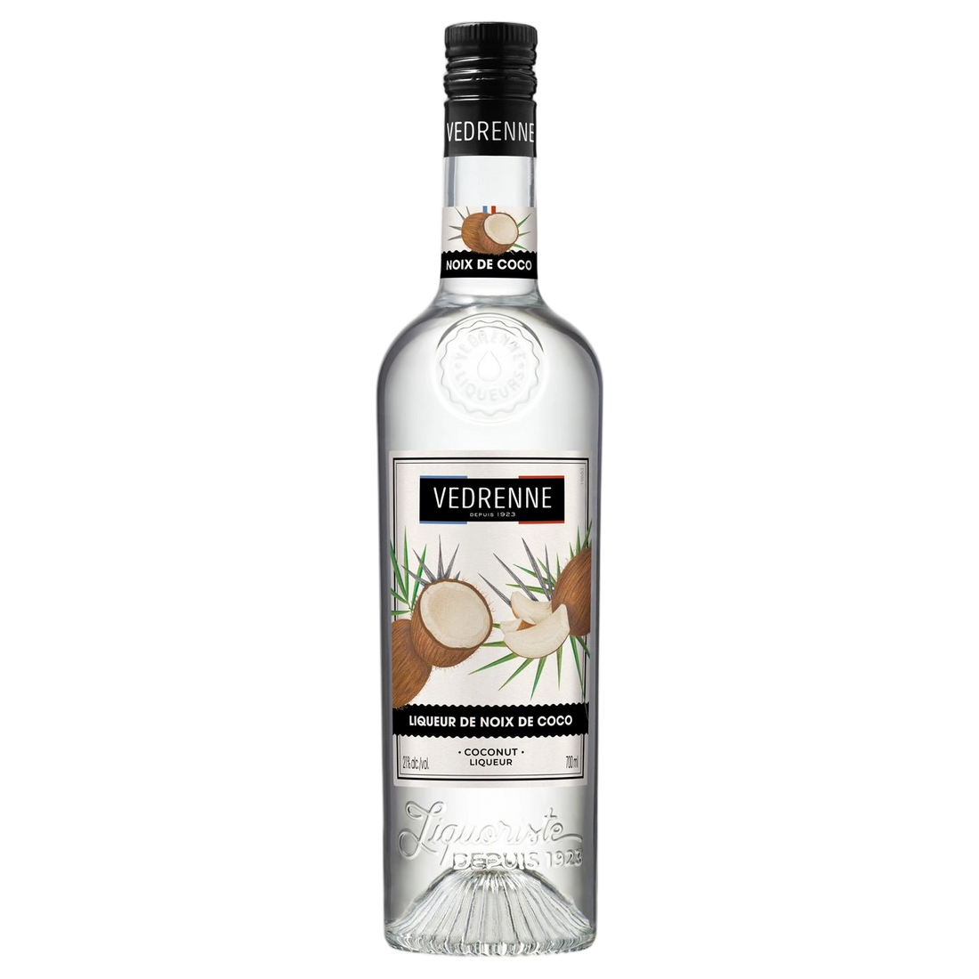 A bottle of Vedrenne Coconut Liqueur 21% 700ml