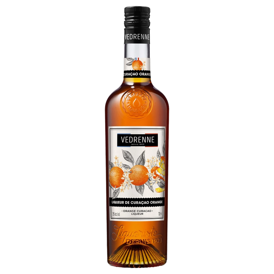 A bottle of Vedrenne Liqueur Curacao Orange (Orange Curacao) 35% 700ml