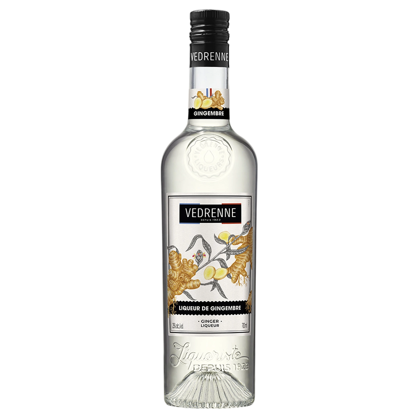 A bottle of Vedrenne Ginger Liqueur 25% 700ml