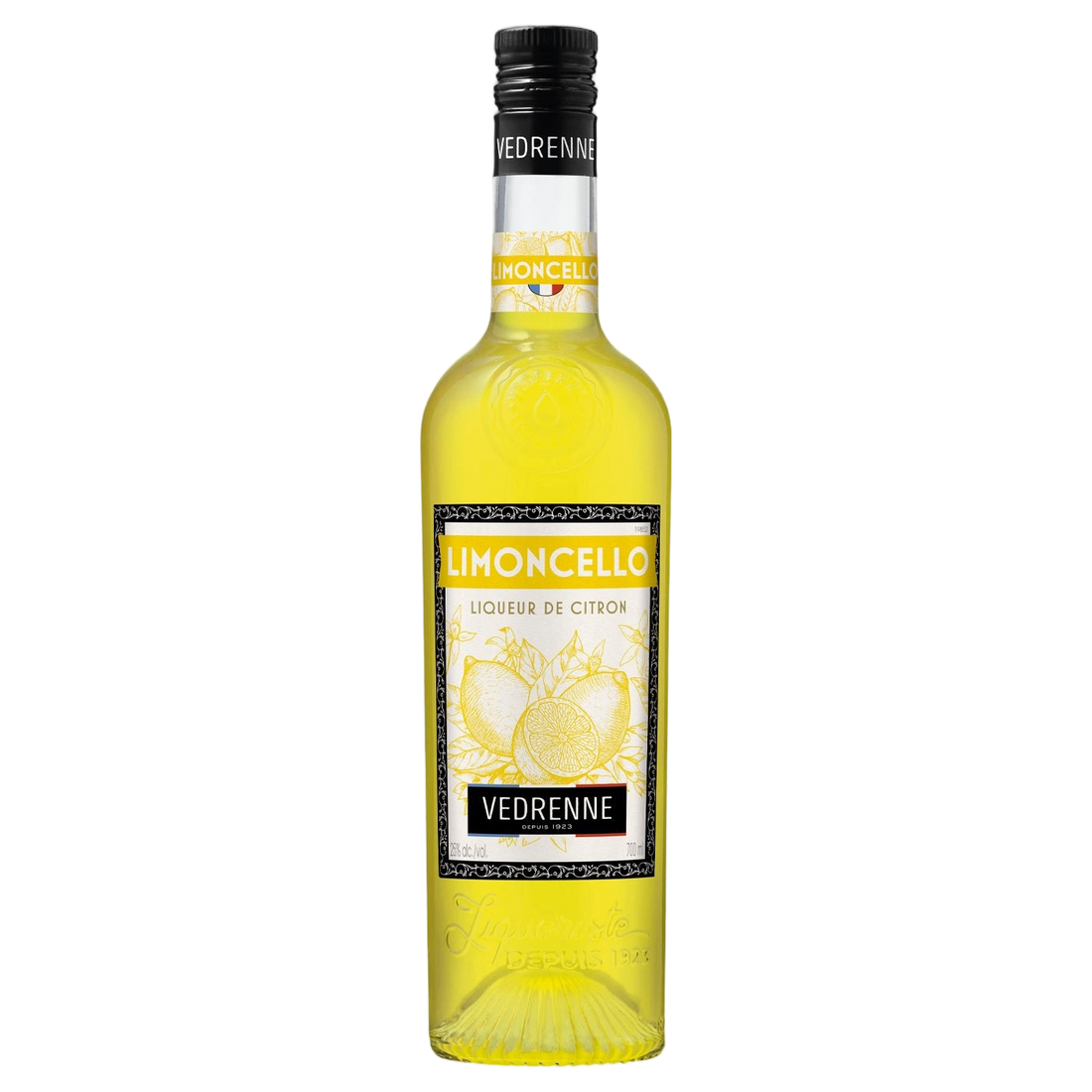 A bottle of Vedrenne Limoncello Liqueur 25% 700ml