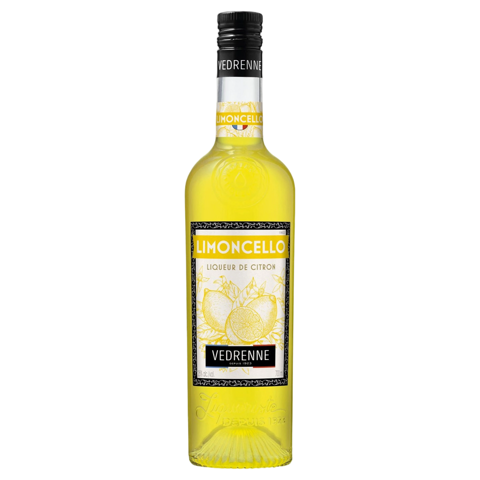 A bottle of Vedrenne Limoncello Liqueur 25% 700ml
