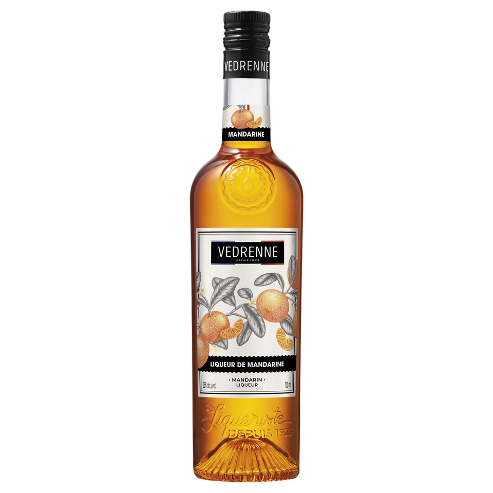 A bottle of Vedrenne Liqueur de Mandarine (Tangerine) 25% 700ml