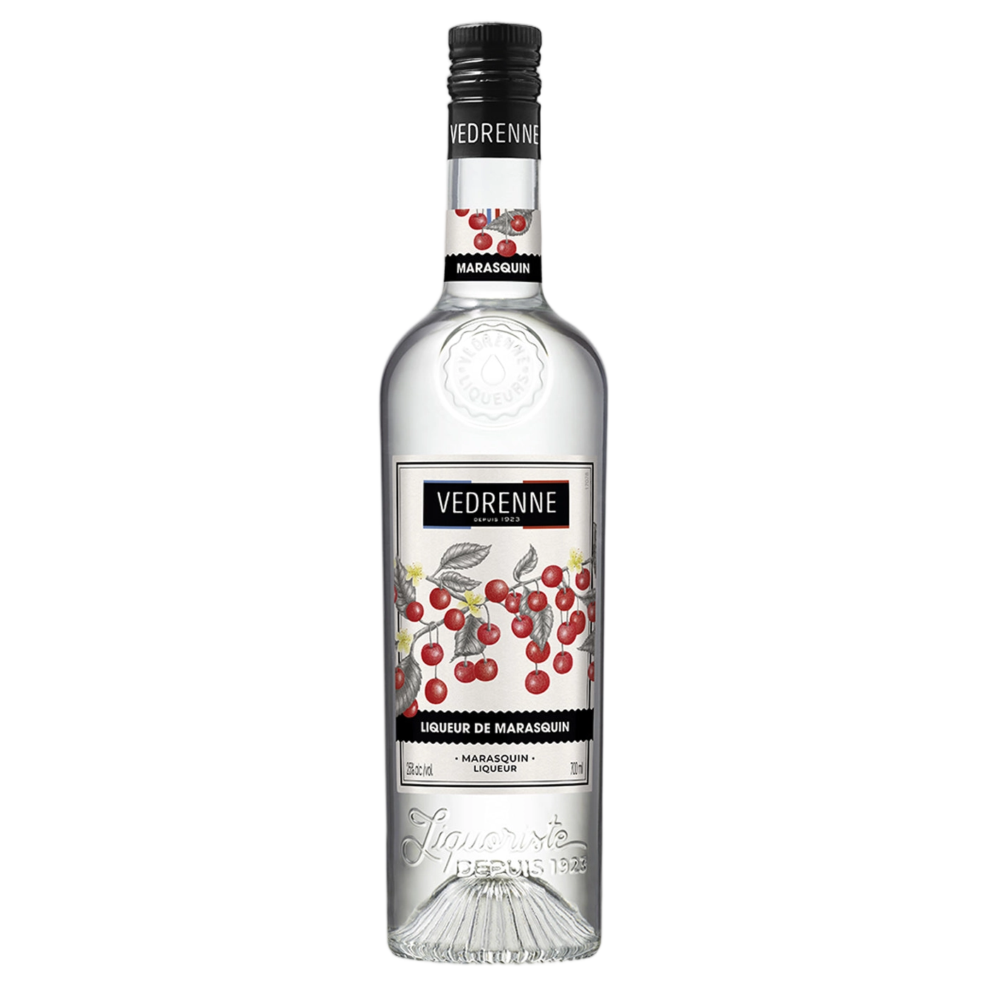 A bottle of Vedrenne Maraschino Liqueur 25% 700ml