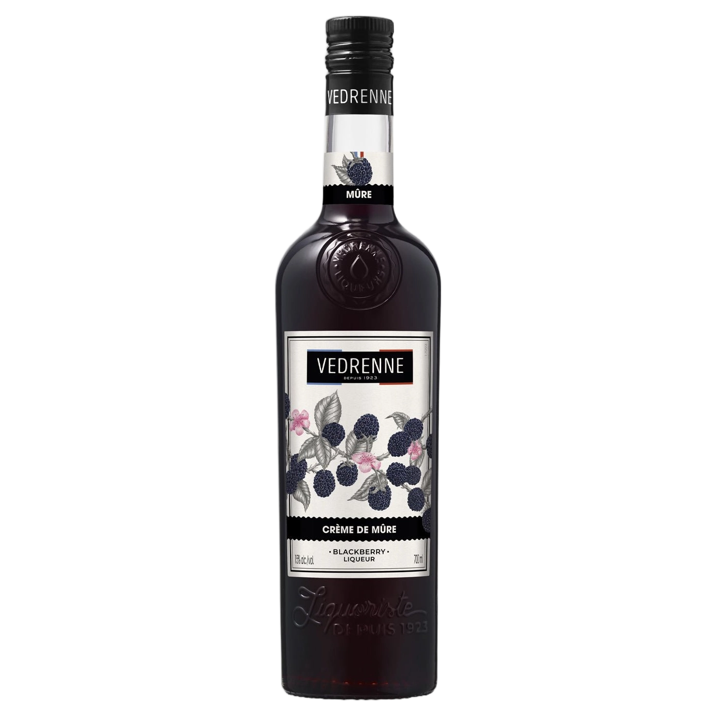 A bottle of Vedrenne Mure (Blackberry) 15% 700ml