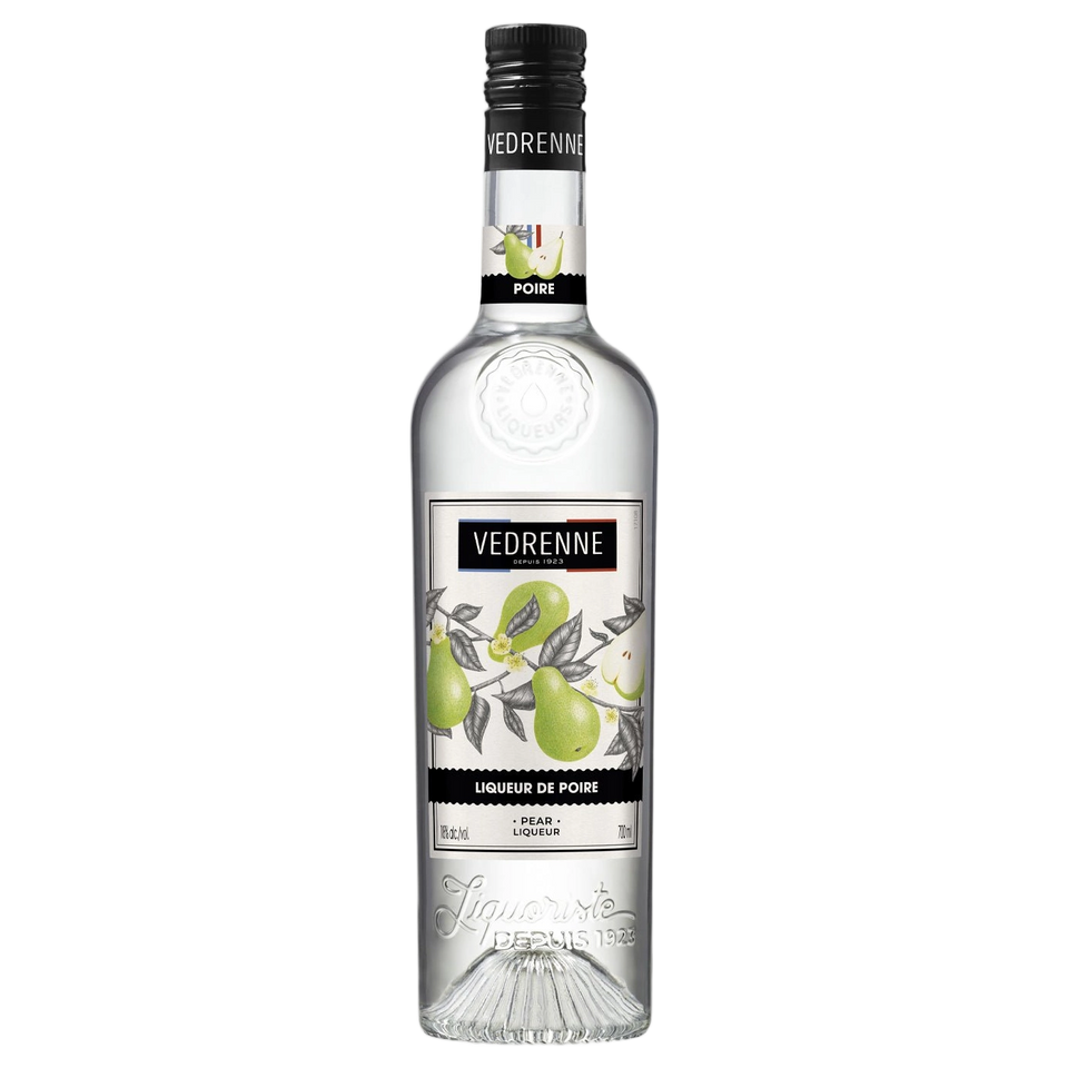 A bottle of Vedrenne Liqueur de Poire Williams (Williams Pear) 18% 700ml
