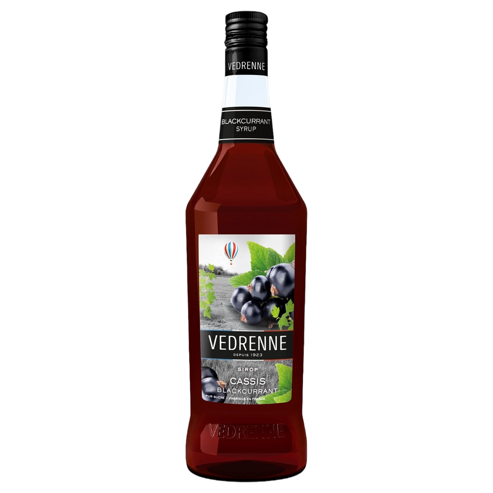 Vedrenne Blackcurrant Syrup 0% 1000ml