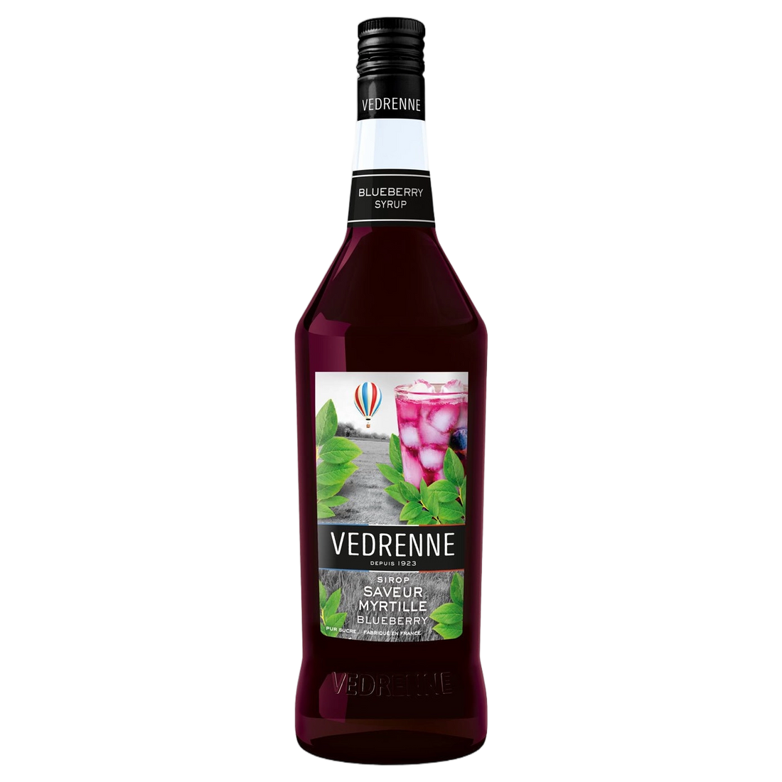 Vedrenne Blueberry Syrup 0% 1000ml