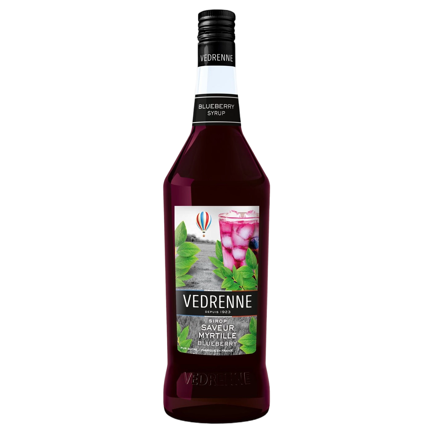 Vedrenne Blueberry Syrup 0% 1000ml