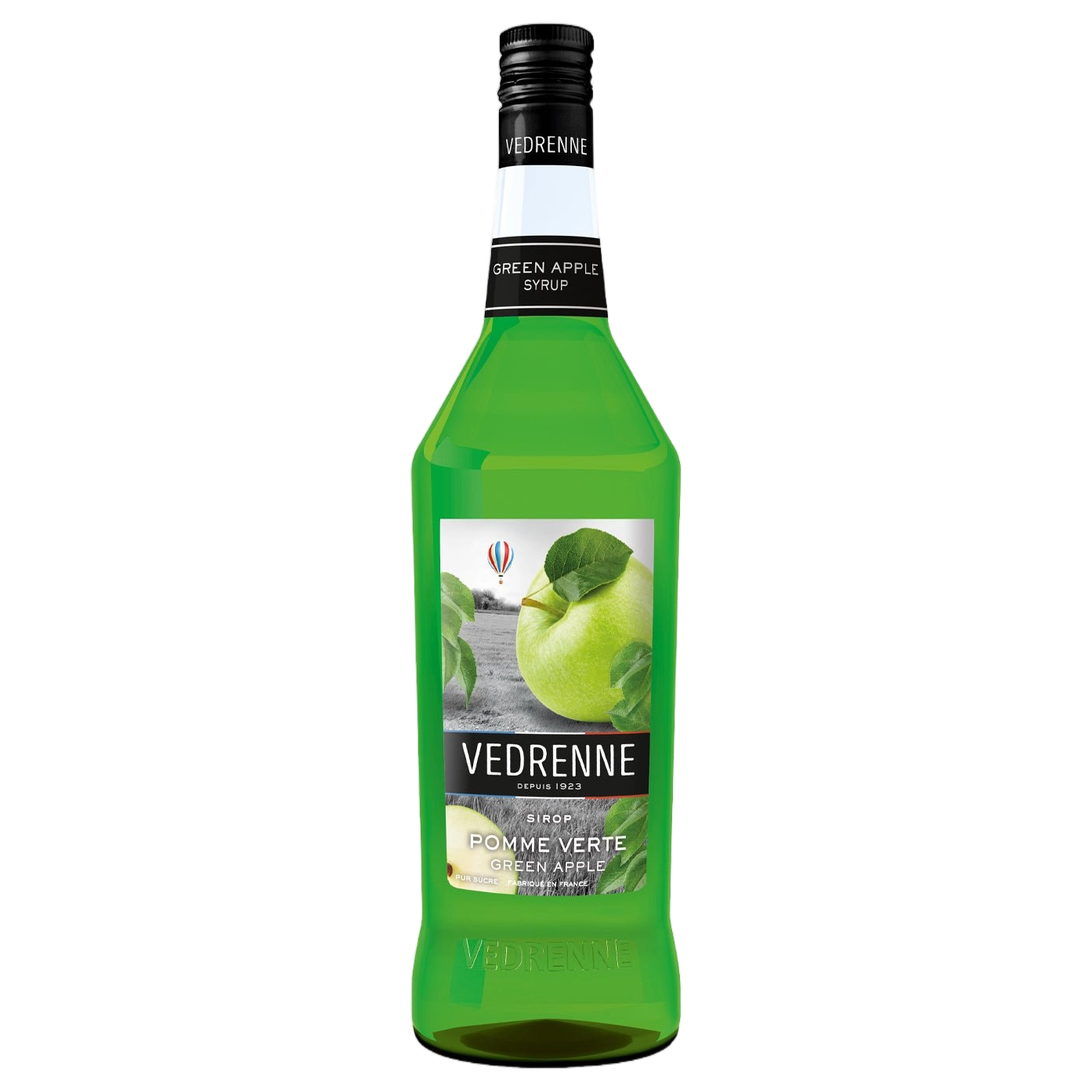 Vedrenne Green Apple Syrup 0% 1000ml