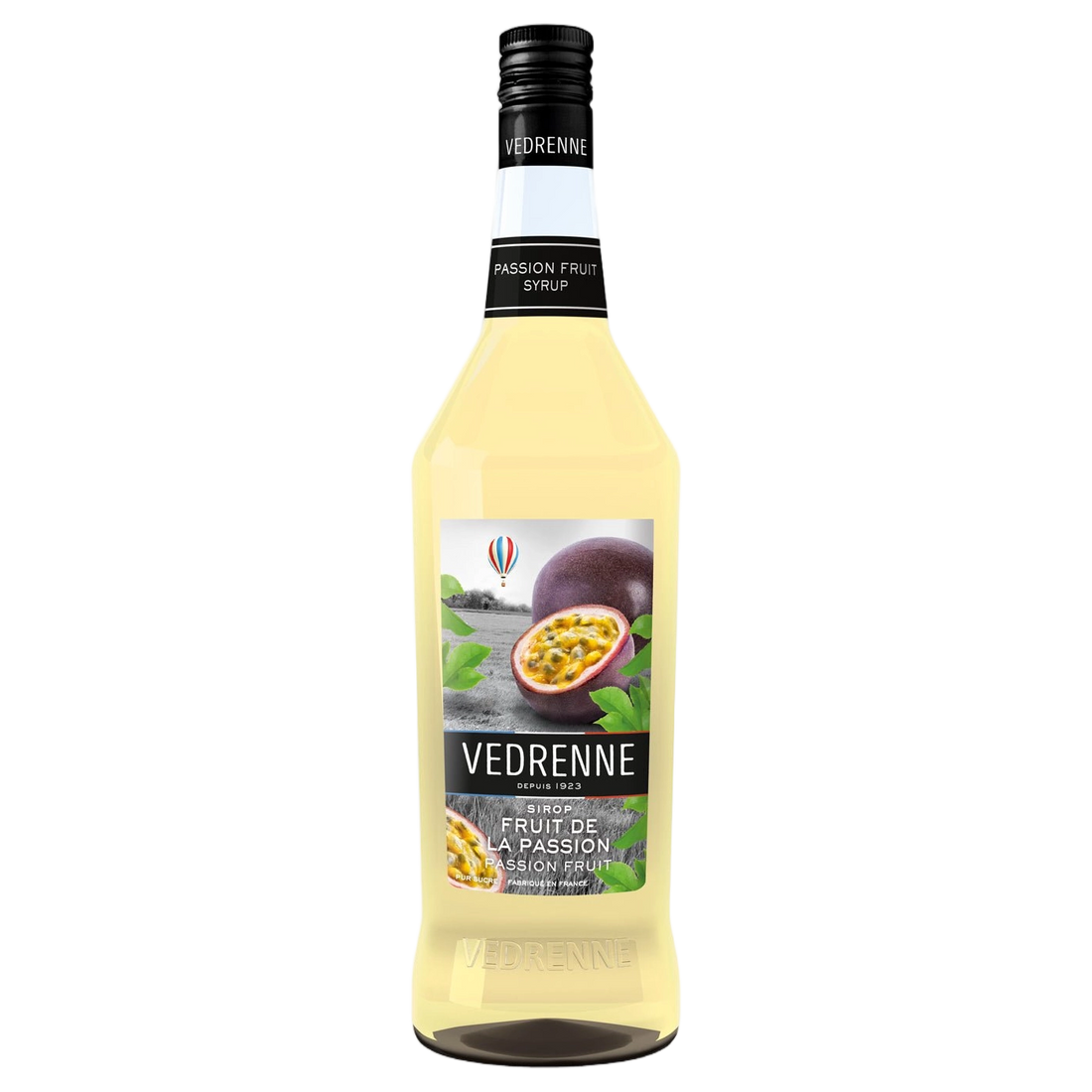 Vedrenne Passion Fruit Syrup 0% 1000ml