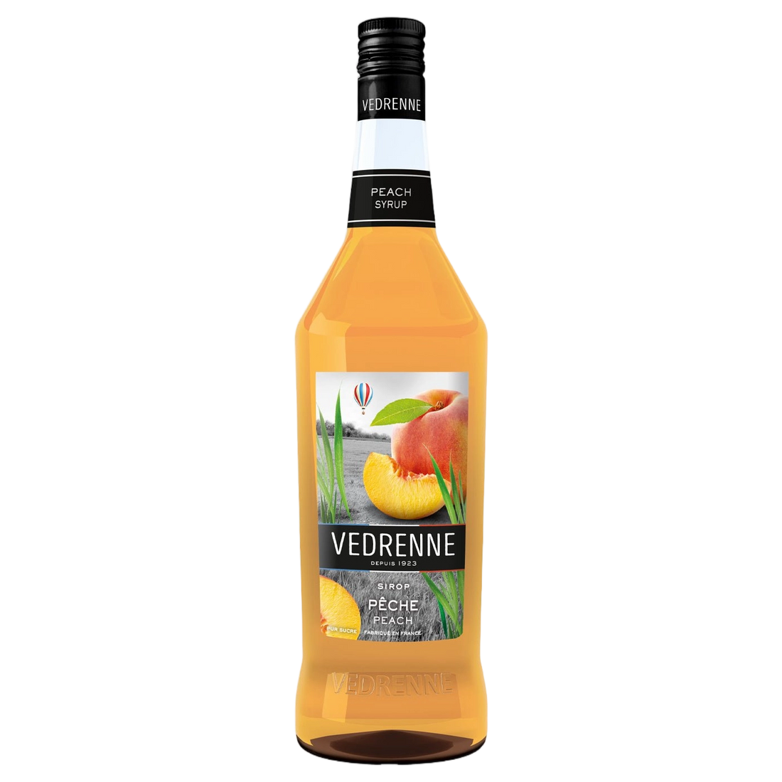 Vedrenne Peach Syrup 0% 1000ml