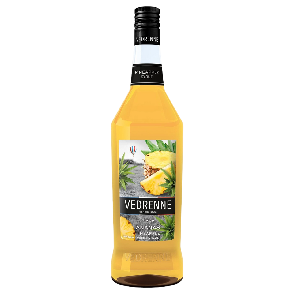 Vedrenne Pineapple Syrup 0% 1000ml