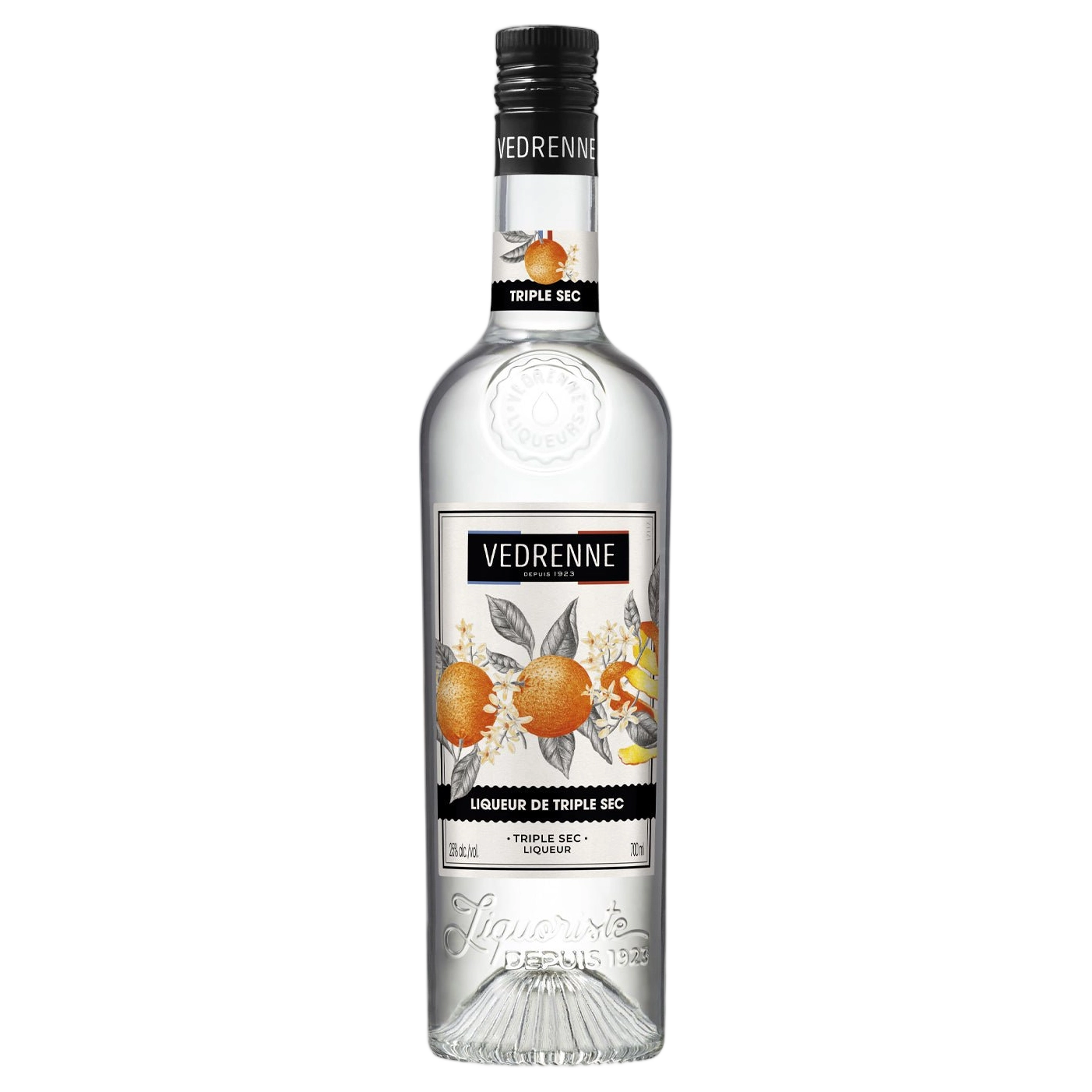 A bottle of Vedrenne Triple Sec (White Curacao) 25% 700ml