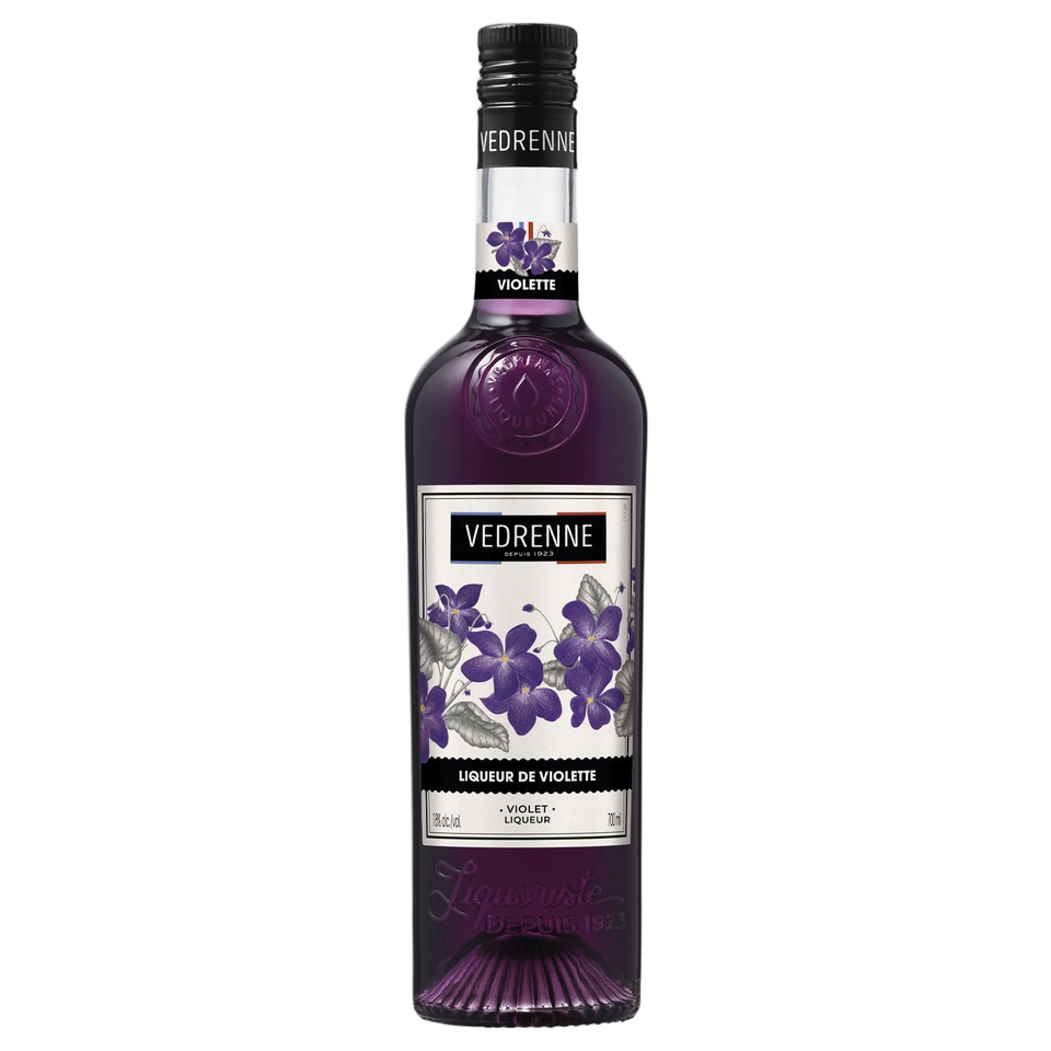 A bottle of Vedrenne Liqueur de Violette (Violet)18% 700ml