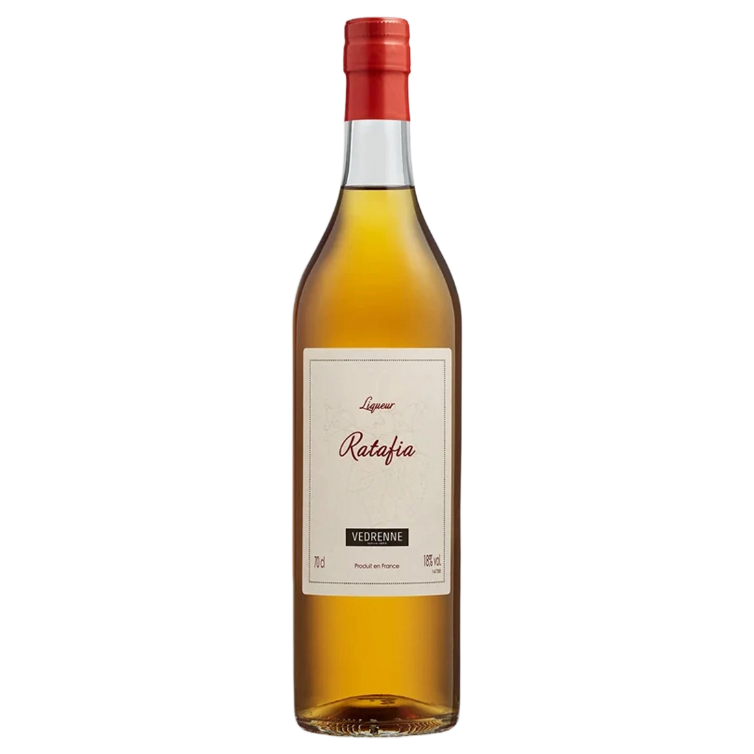 A bottle of Vedrenne Ratafia de Bourgogne 18.5% 700ml Fortified Wine