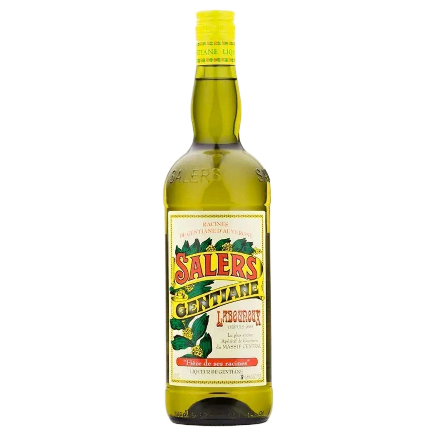 A bottle of Salers Liqueur de Gentiane (Gentian) 16% 1000ml