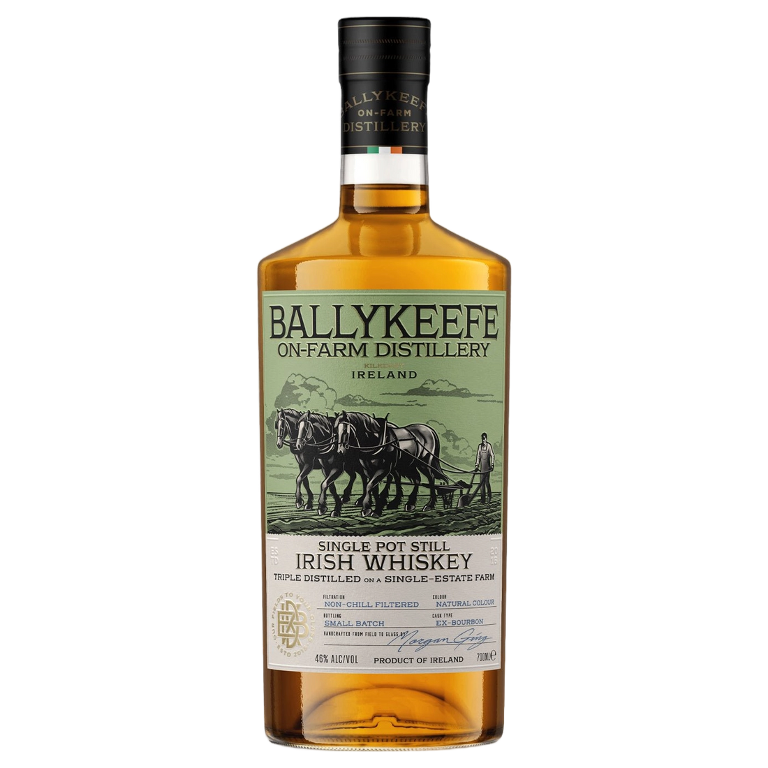 A bottle of Ballykeefe Still Single Pot Irish Whiskey 46% 700ml