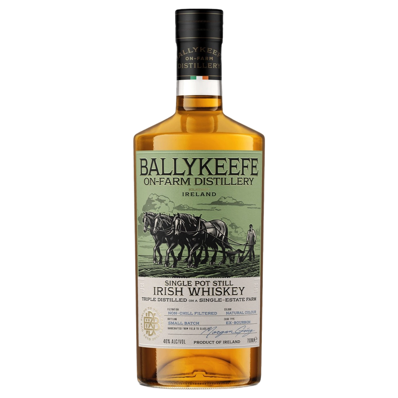 A bottle of Ballykeefe Still Single Pot Irish Whiskey 46% 700ml