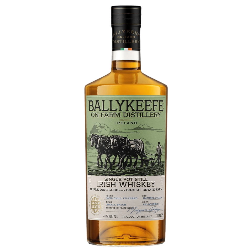 A bottle of Ballykeefe Still Single Pot Irish Whiskey 46% 700ml