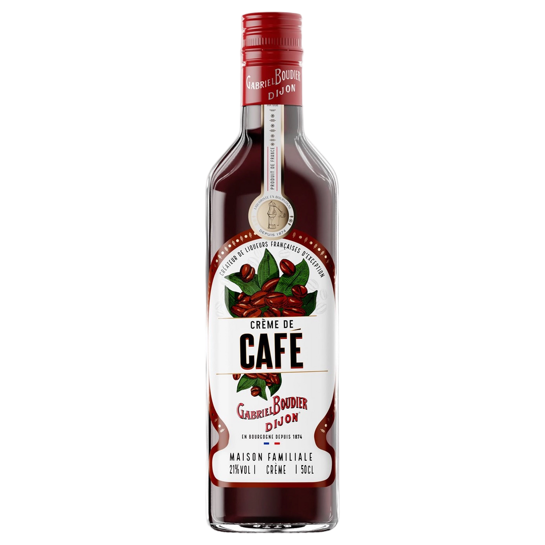 A bottle of Gabriel Boudier Creme De Cafe (Coffee) Liqueur 21% 500ml