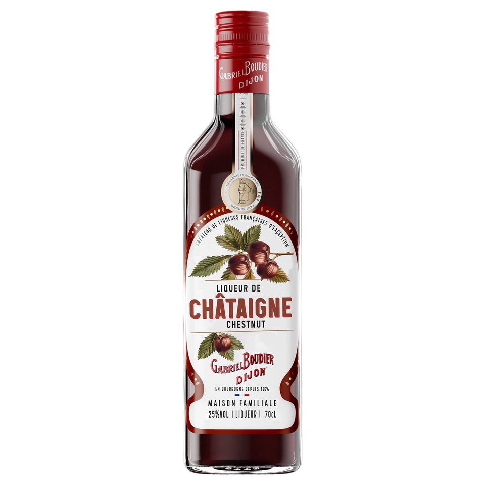 A bottle of Gabriel Boudier Liqueur De Chataigne (Chestnut) 25% 700ml