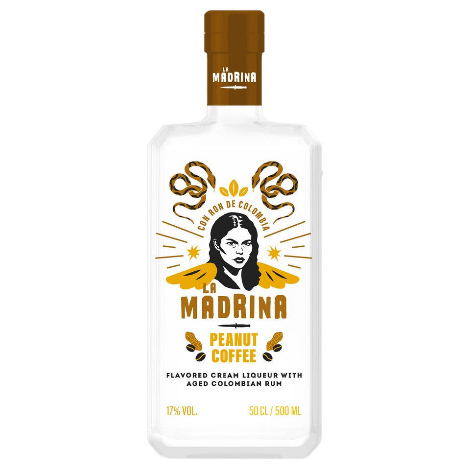 A bottle of Gabriel Boudier Coffee Rum Peanut Cream Liqueur 17% 500ml
