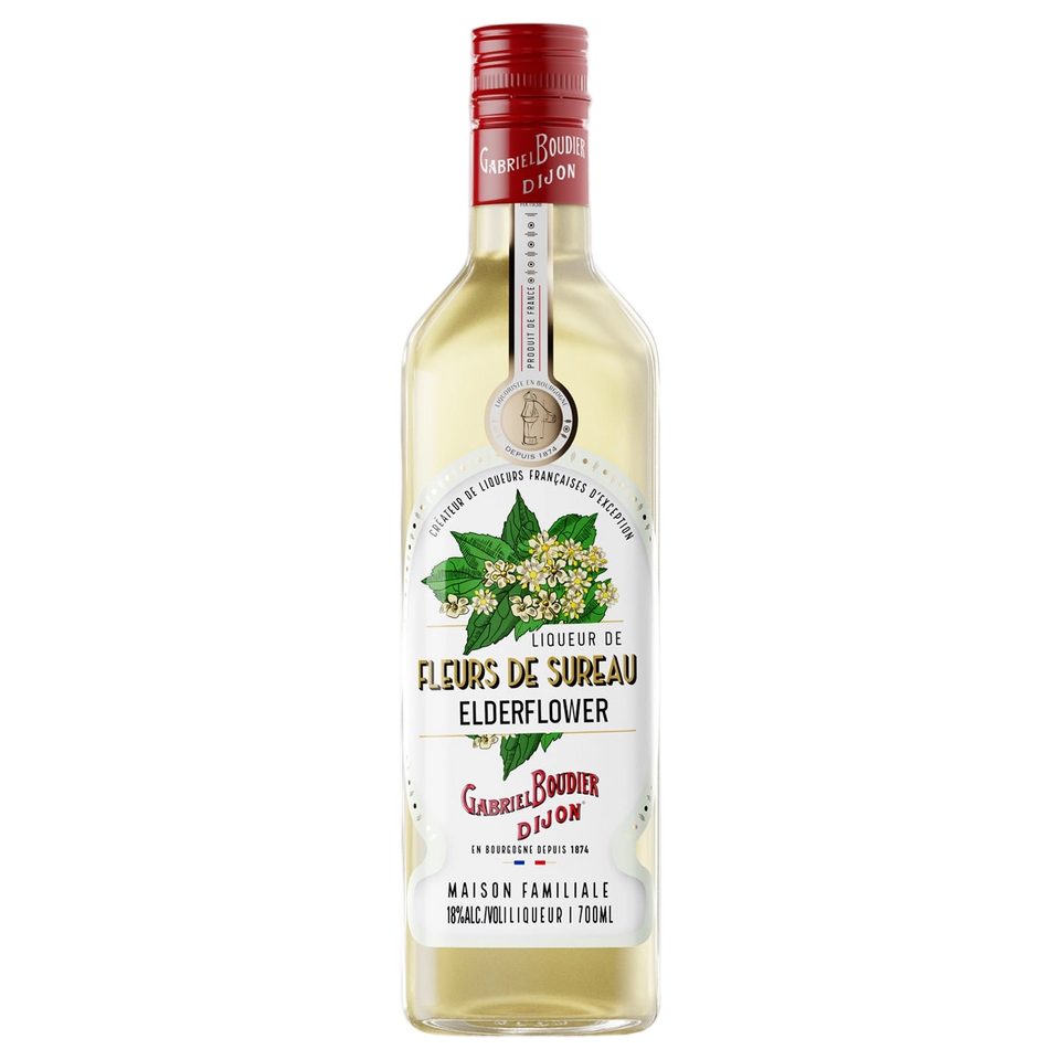 A bottle of Gabriel Boudier Fleur de Sureau (Elderflower) Liqueur 18% 700ml