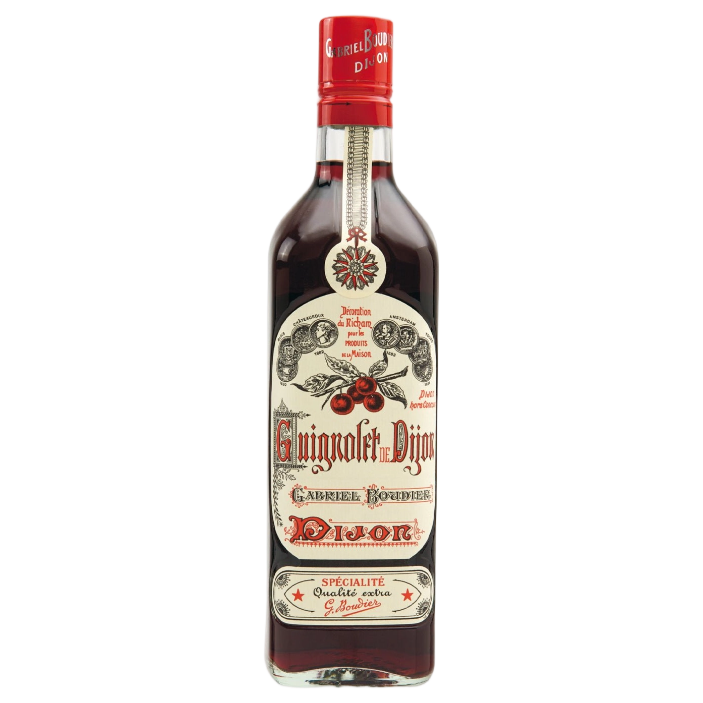 A bottle of Gabriel Boudier Guignolet (Cherry) 18% 700ml