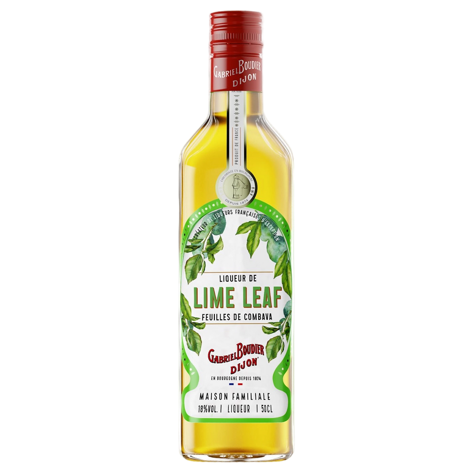 A bottle of Gabriel Boudier Kaffir Lime Leaf 18% 700ml