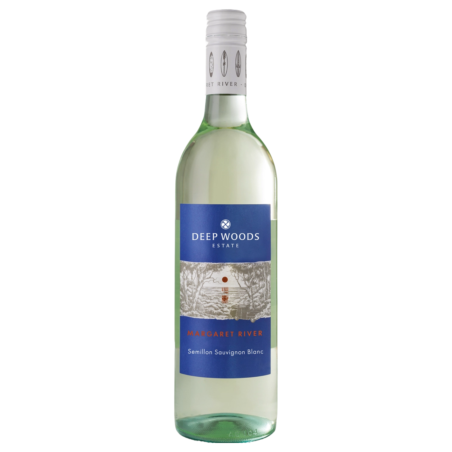 A bottle of Deep Woods Margaret River Semillon Sauvignon Blanc 2025 750ml White Wine